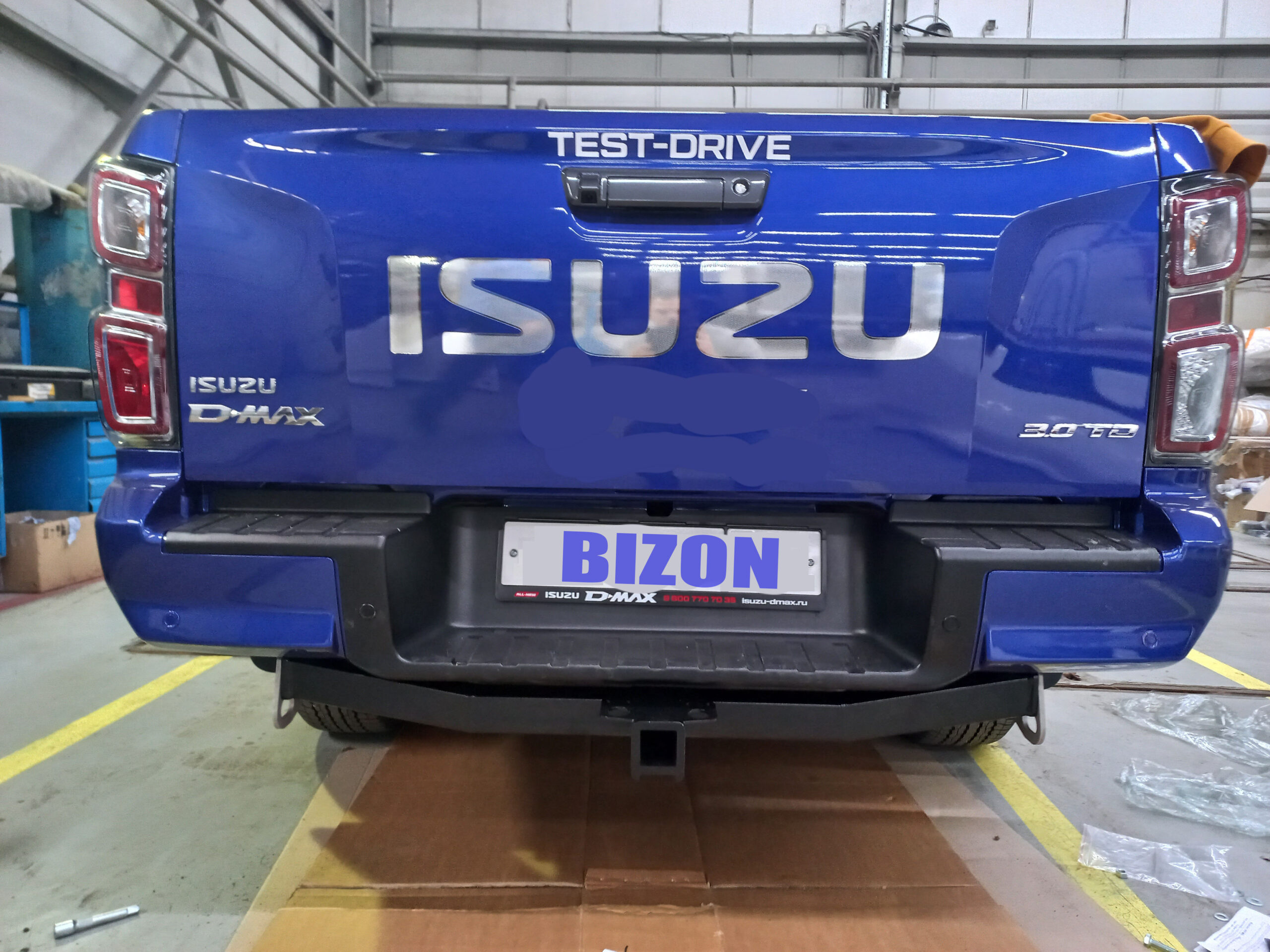 Фаркоп на Isuzu D-MAX 2021- без подрезки — изображение 2